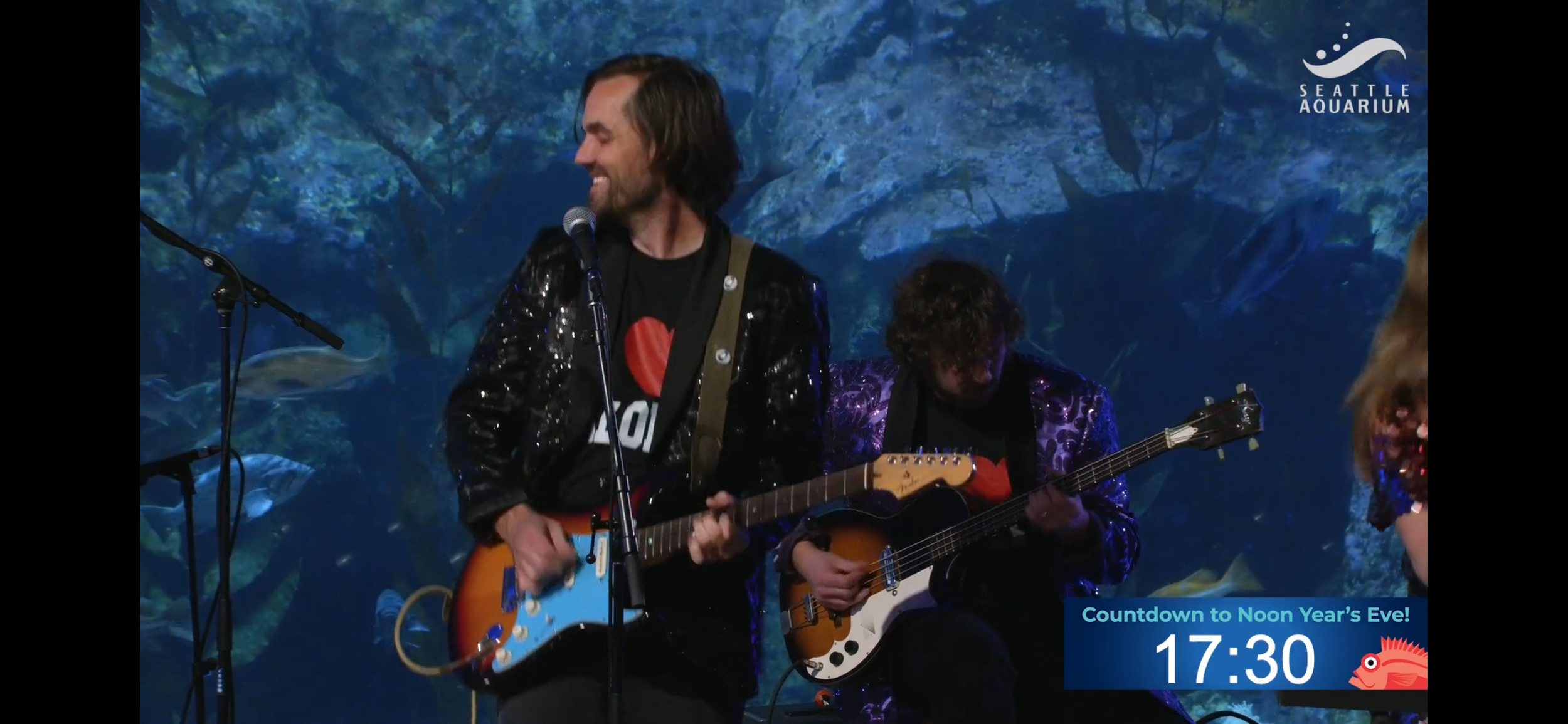 New Video: Noon Year's Eve at Seattle Aquarium 