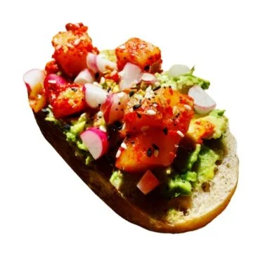 Kimchi Avocado Toast