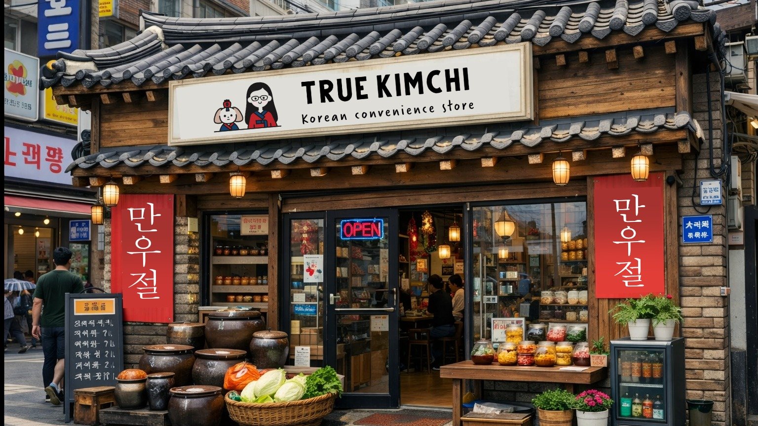 🚨 Big News! 🇰🇷

We&rsquo;re excited to announce that True Kimchi is relocating to Seoul, South Korea!

We're thrilled to offer the unique Korean convenience store experience with our own twist right in the middle of tens of thousands of convenienc