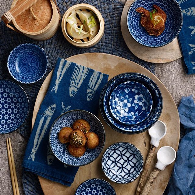 Japanese blue &amp; white ceramics by @noritakeaus 📸 photography &amp; styling by me of course
