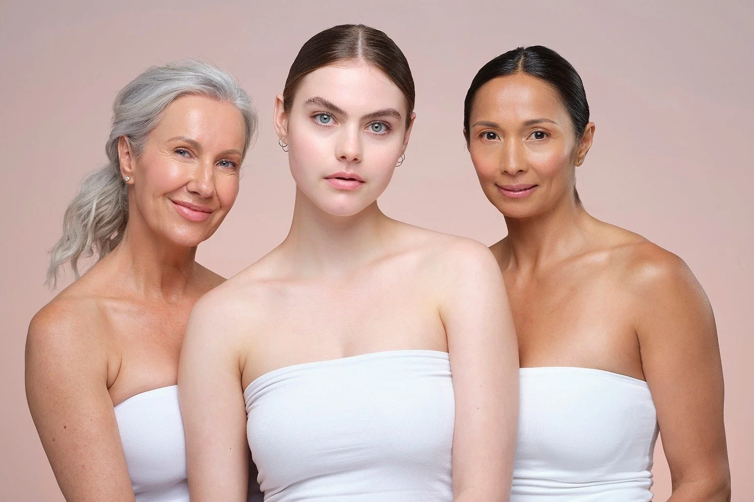 Beauty has no age limit, no single shade, no one-size-fits-all glow. 🌟

Last year I had the privilege of photographing these three incredible women for a skincare campaign &mdash; each representing a different chapter of life, a different complexion