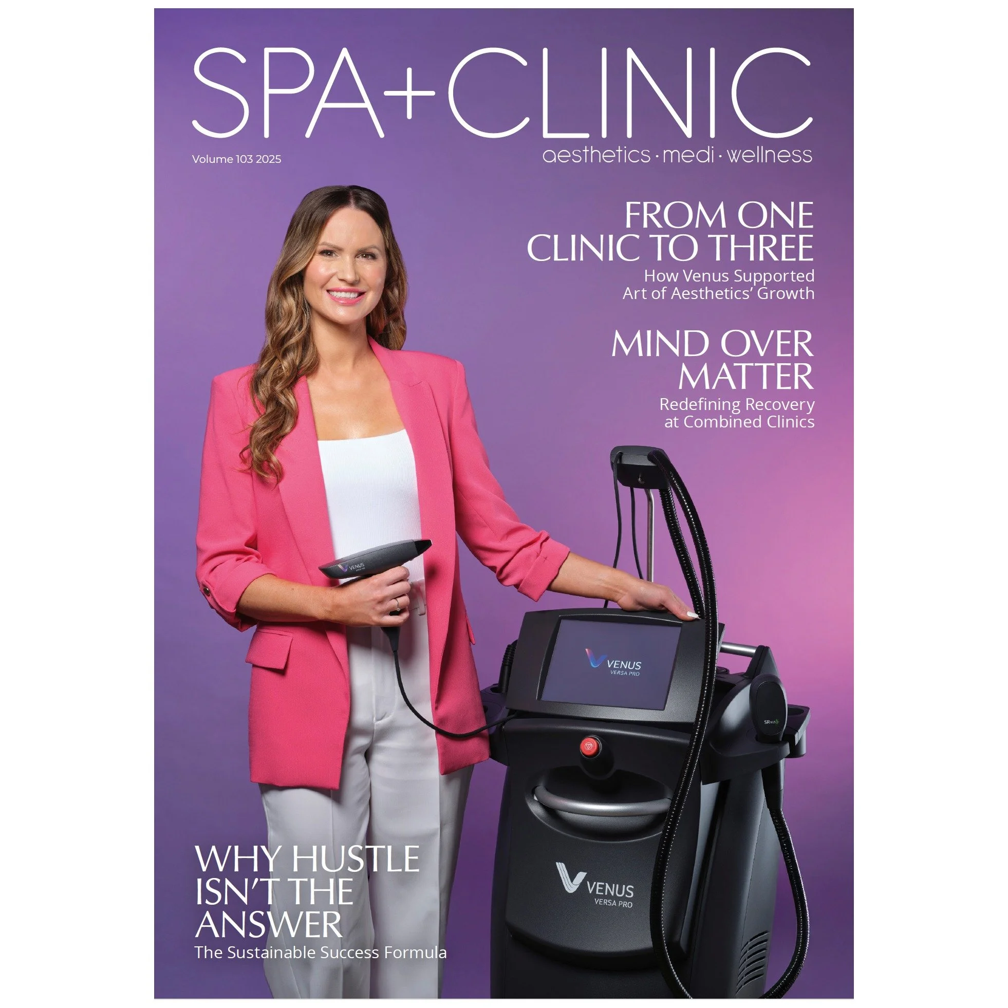 From milestone to momentum ✨

Better late than never but just getting around to share that I had the absolute honour of shooting the cover for @spaclinicmagazine late last year, featuring the incredible Nurse Jaci Isaacs, founder of Art of Aesthetics