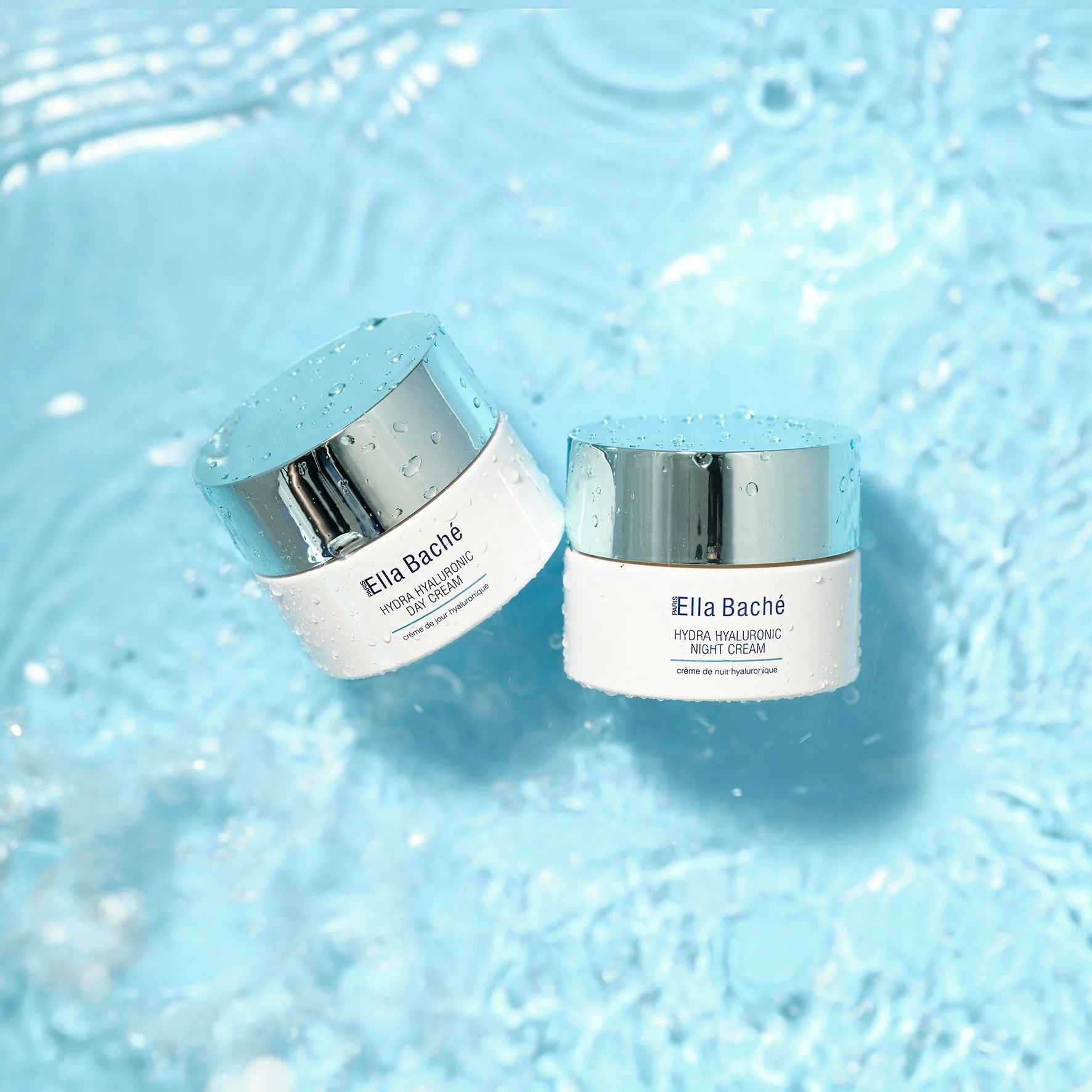 🌟 Wrapping up our hydration series with a splash! 💧 This stunning grouped shot for @ellabacheaus  Day &amp; Night Creams, captured by Brandee, is all about communicating HYDRATION. 

📸 Want a unique theme for your product photos but not sure where