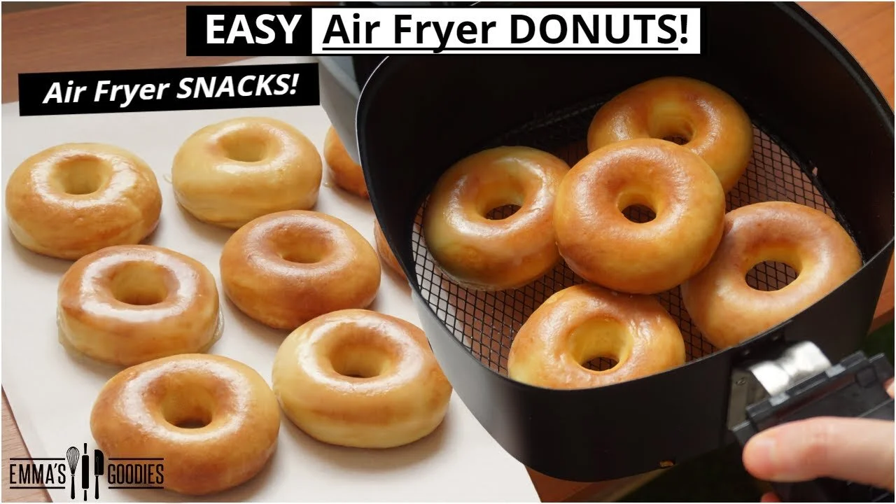 Air Fryer Glazed Donuts
