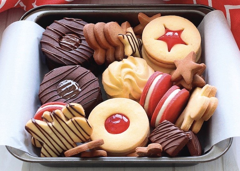 Christmas Containers for Holiday Cookies Candy and Treats with