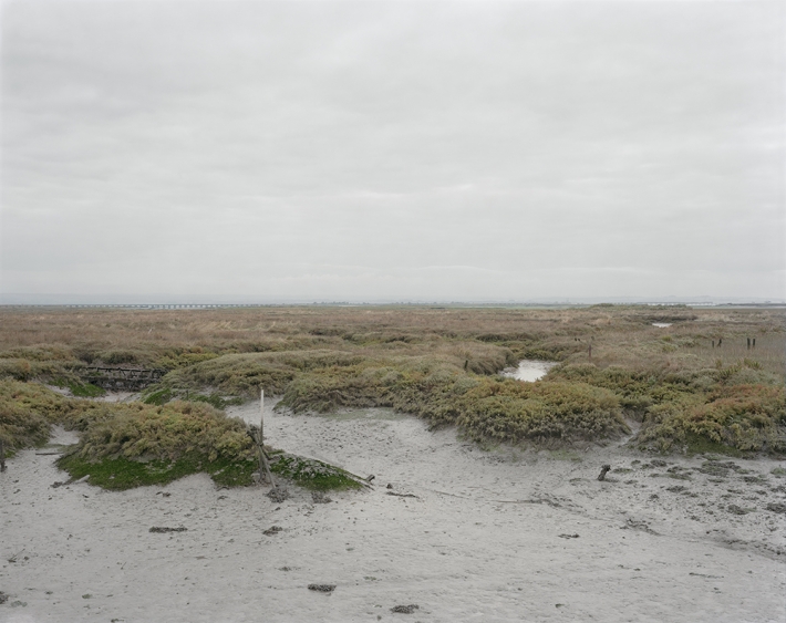 South, from Stoke Saltings Marina 2014