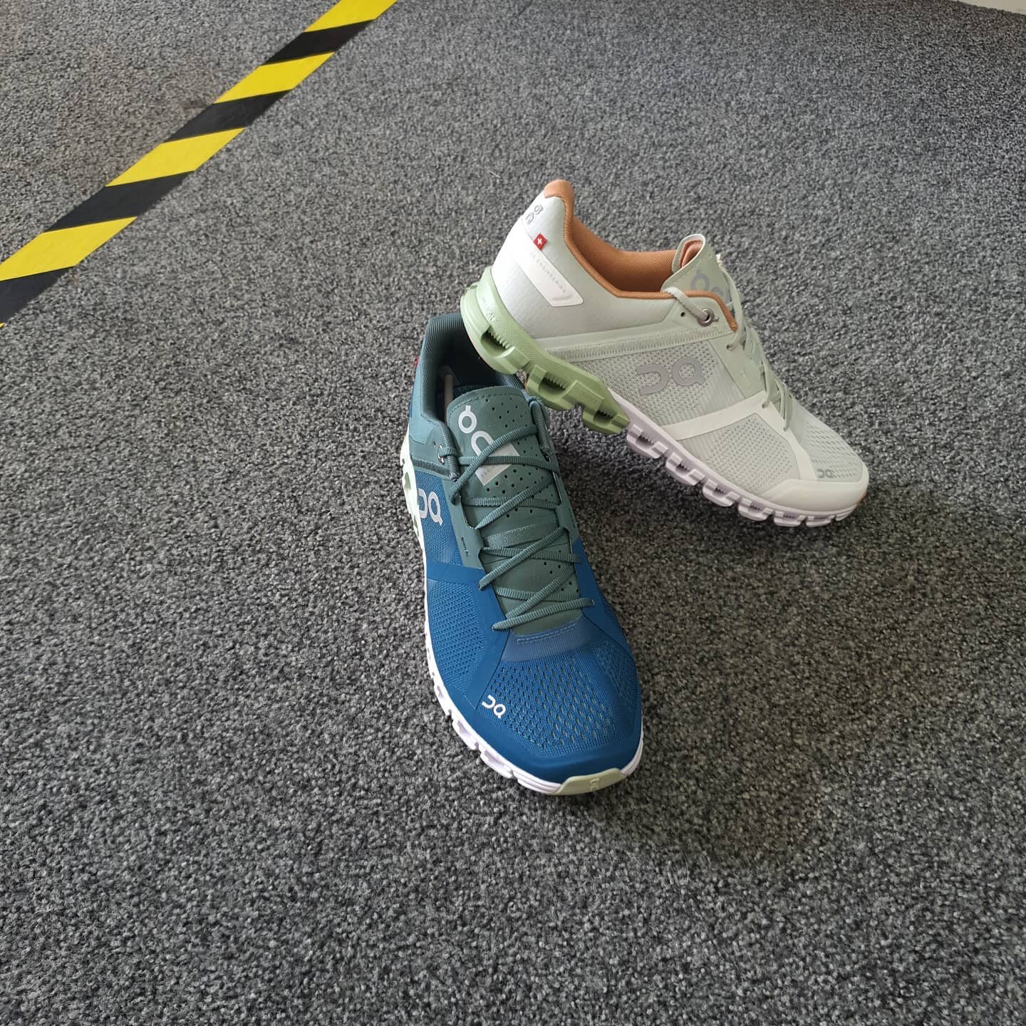 On Cloudflow.. new colours in stock now. Refresh your shoe rack with the ultra lightweight running shoe from On now with Helion Foam. @on_running #oncloudflow #cloudflow