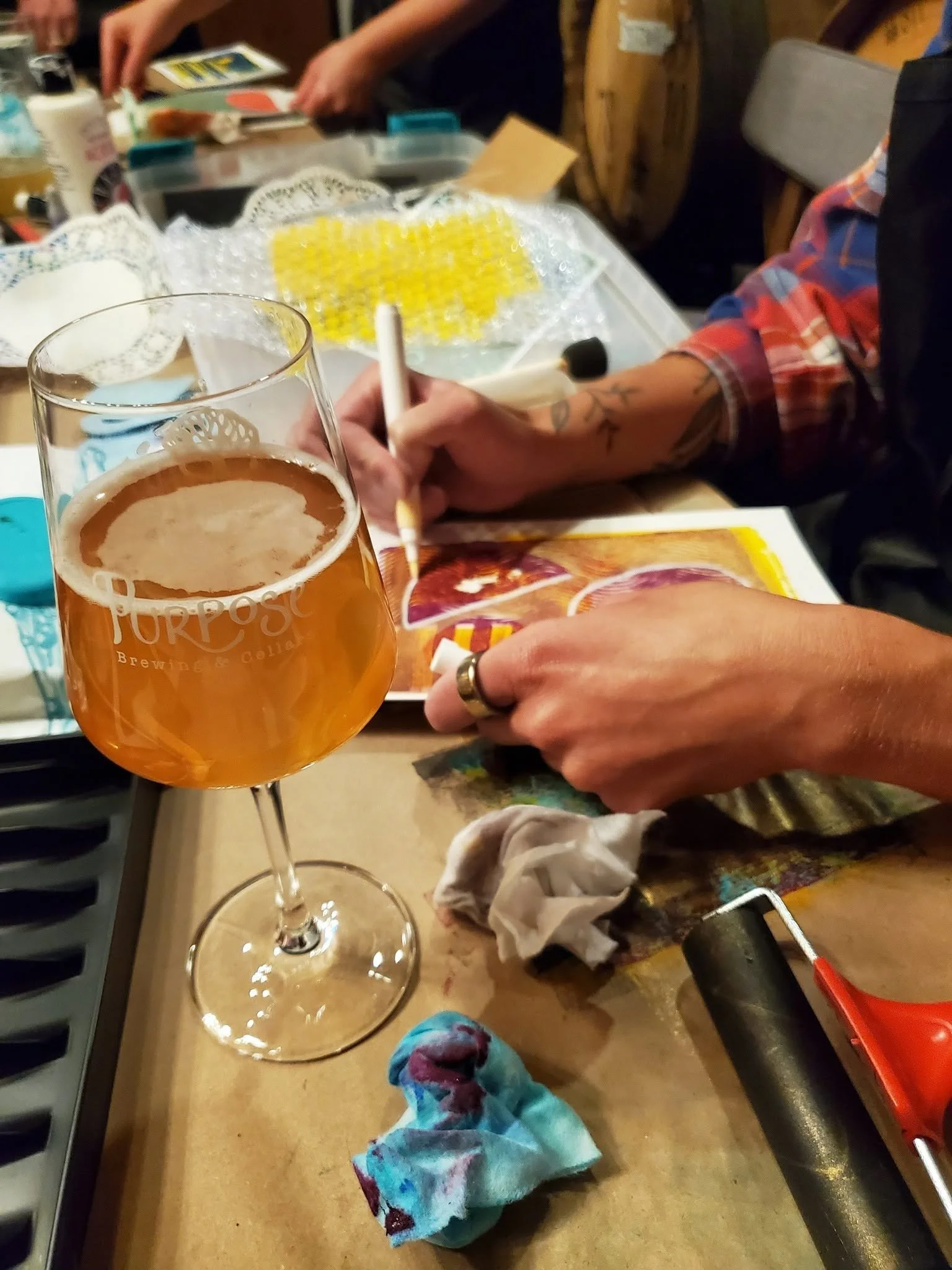 Layered Experience: Gelli Printing