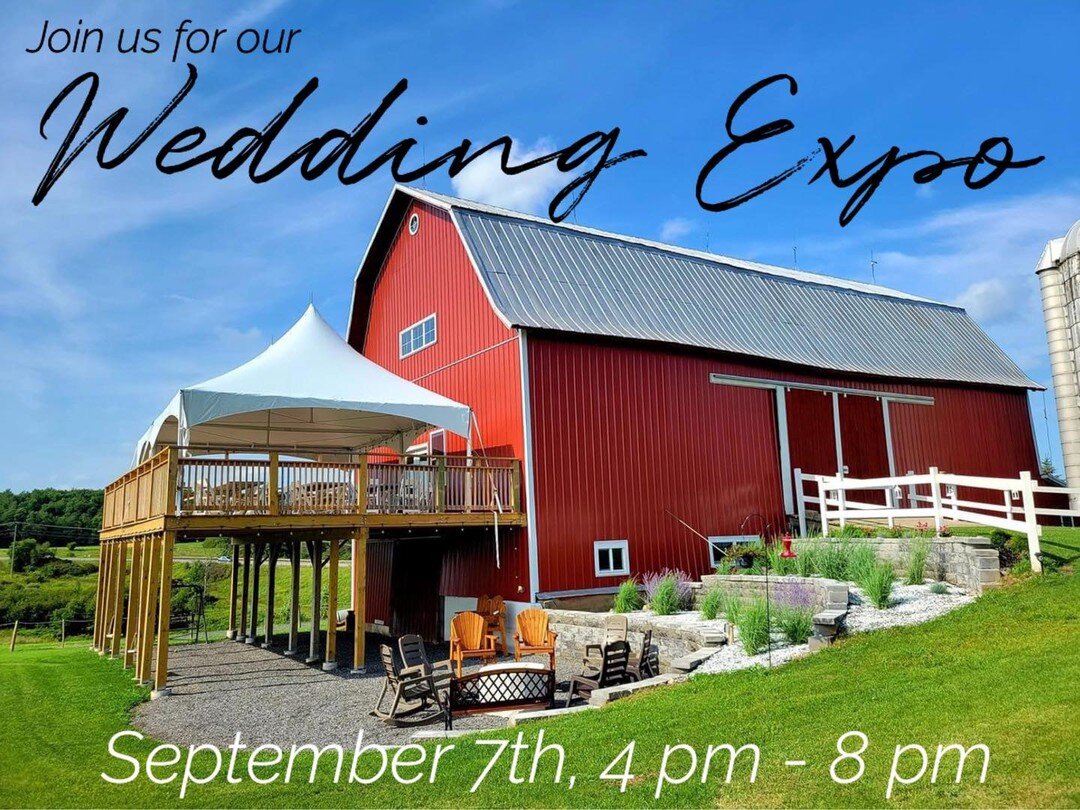 Our wedding expo is coming up and we can&rsquo;t wait to see you! Check out our Facebook event for more info! We have photographers, caterers, bridal gowns and tuxes, wedding planners, and hair stylists! 
.
.
.
#weddingvenue #weddingvenues #wedding #