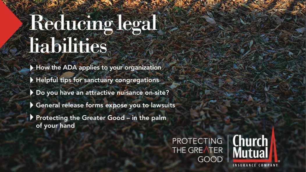 Risk Reporter, Spring 2019: Reducing legal liabilites