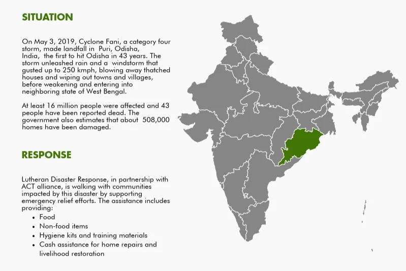 Situation Report: Cyclone Fani