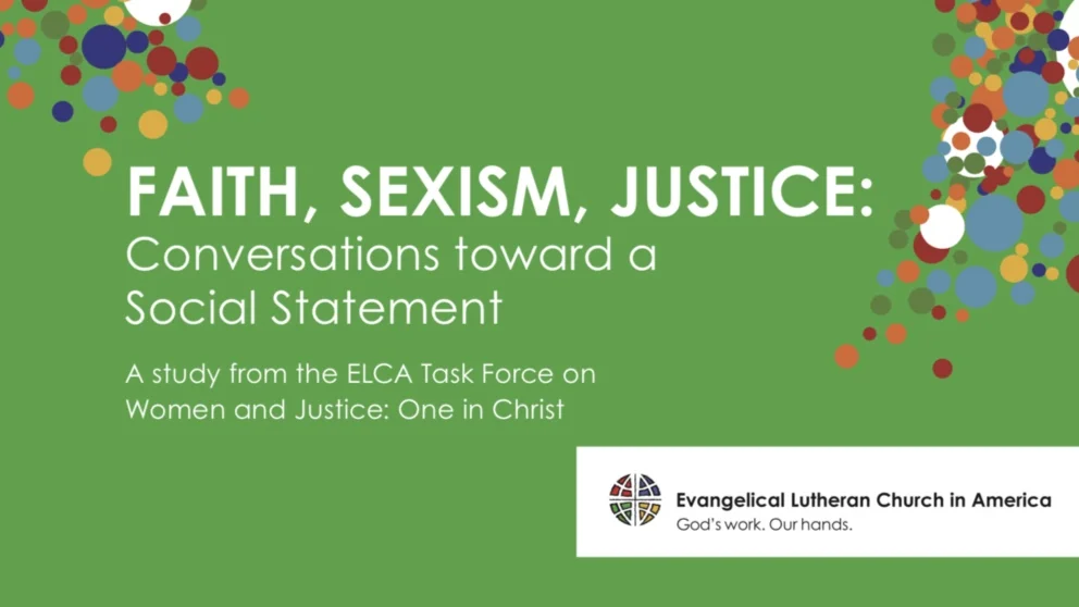Faith, Sexism, and Justice Social Statement