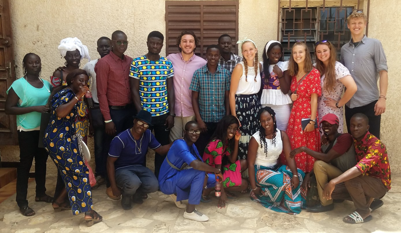 Young adults of the ELS Dakar parish with the 2019-2020 YAGM of Senegal.