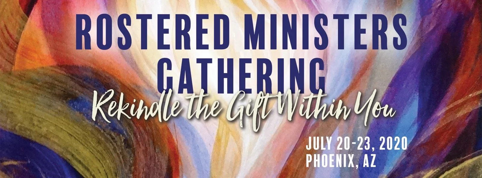 Rostered Minister Gathering is July 20-23, 2020 in Phoenix