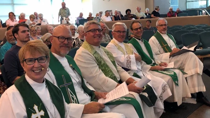 Pastor Scott Hackler installation photos