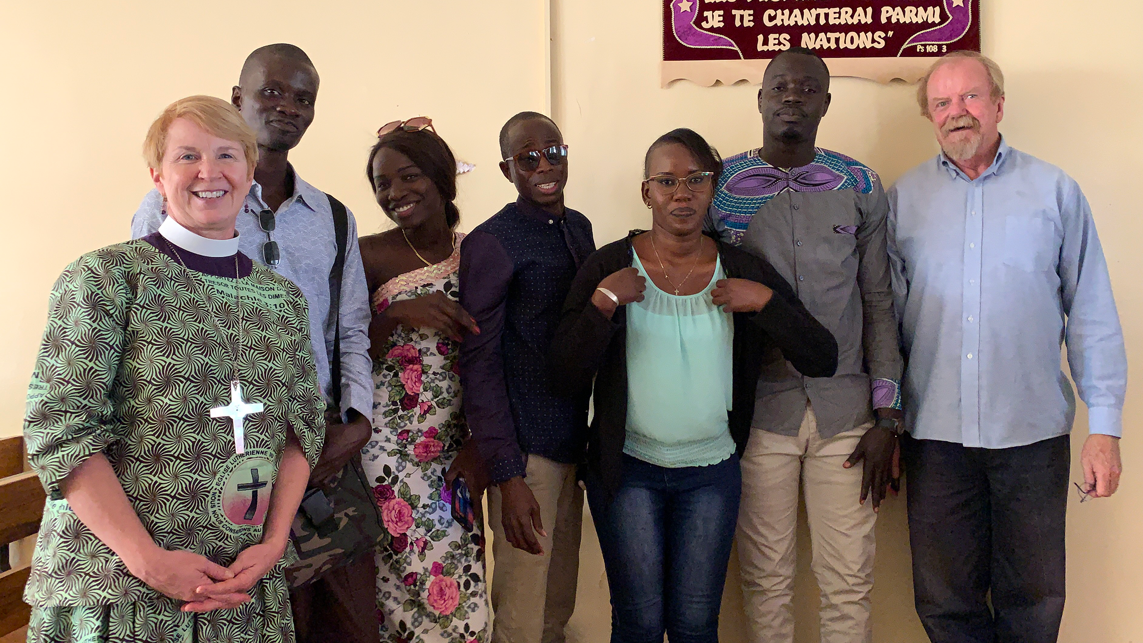  A group of youth who visited the Grand Canyon Synod and the United States recently. 