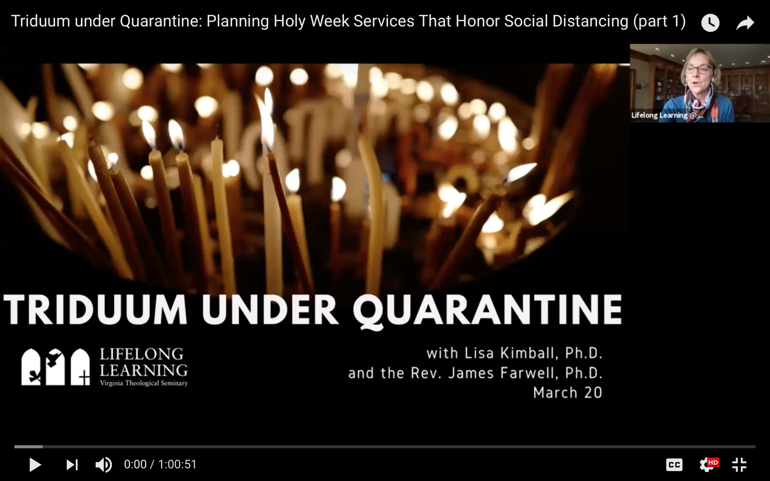 Triduum under Quarantine