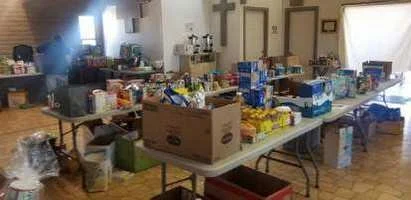 House of Prayer, Rock Point, pivots to warehousing foods