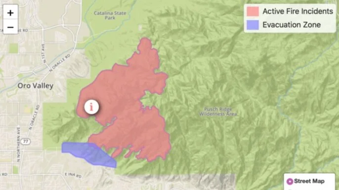 Prayers for those affected by Tucson's Bighorn Fire