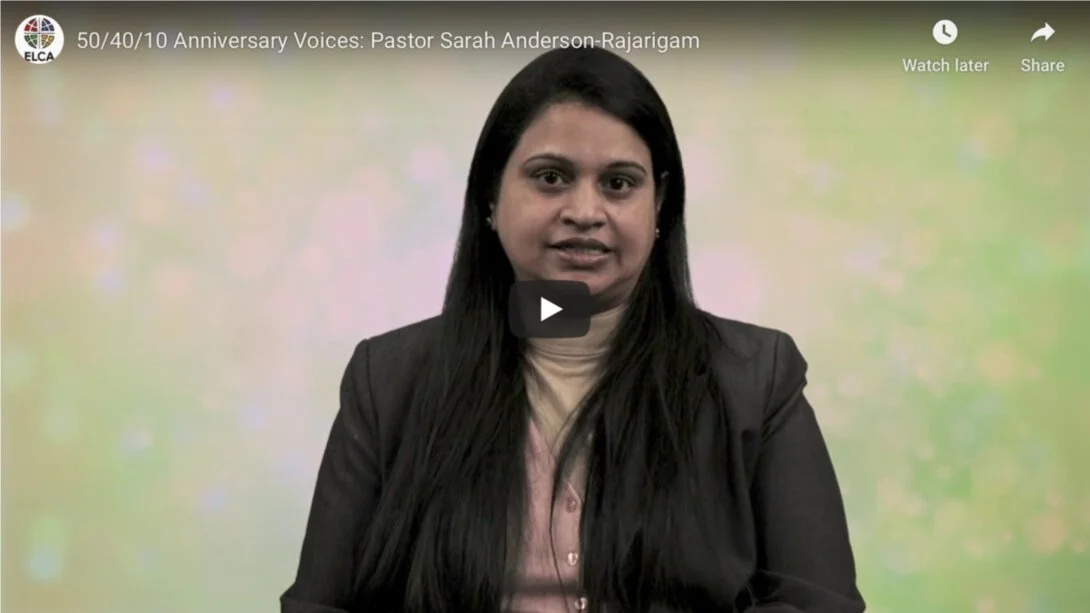 Pastor Sarah Anderson-Rajarigam: 50·40·10 video