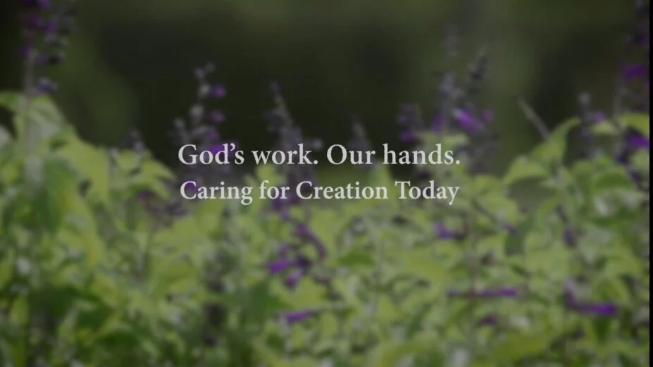 "God's work. Our hands." And our planet.