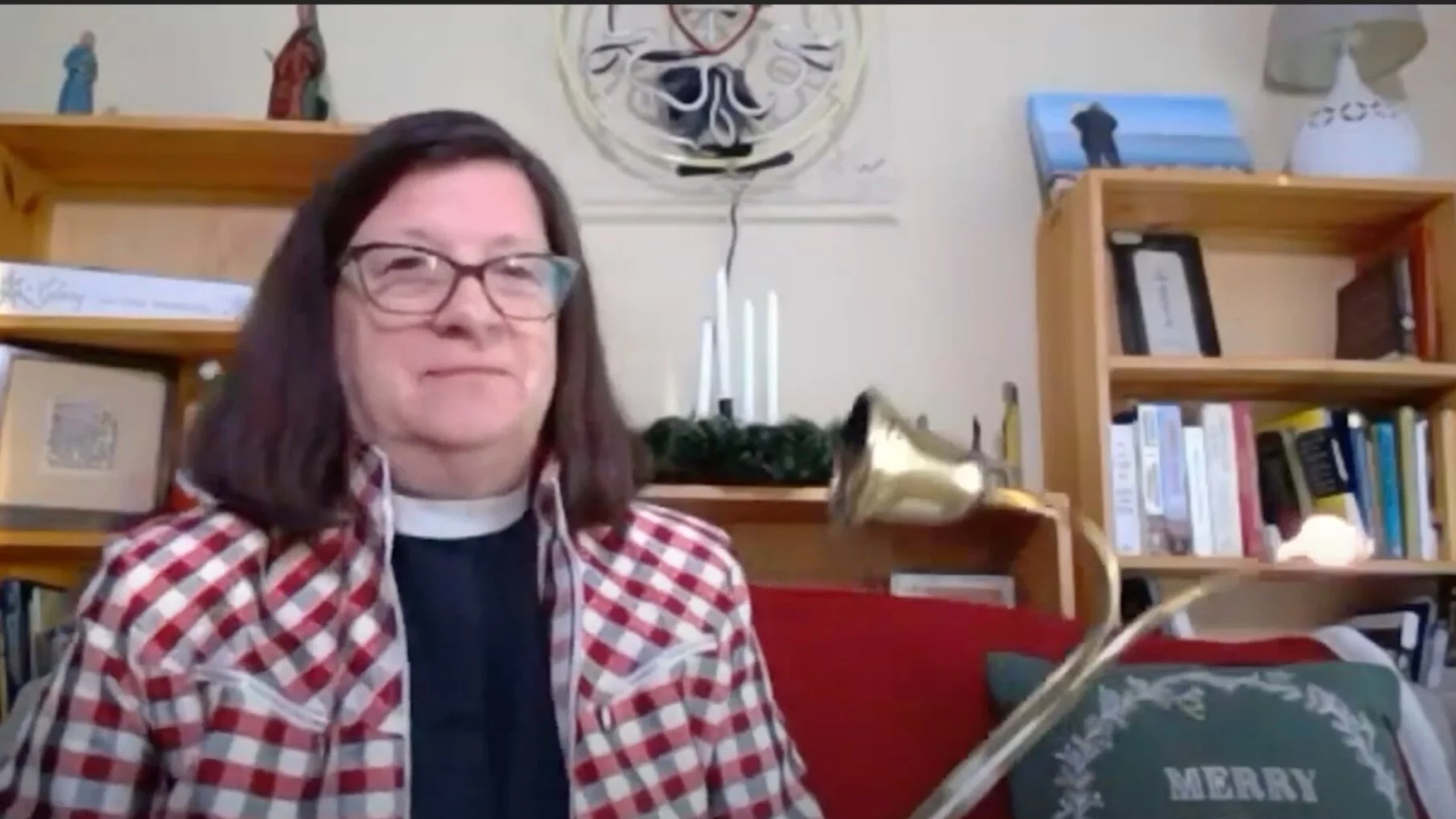 Bishop Eaton lights the Advent wreath: week 1