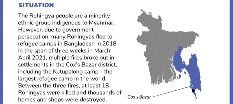 Situation Report: Fires in Rohingya Camps