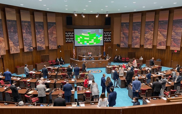  The grandeur of the Arizona State House. 