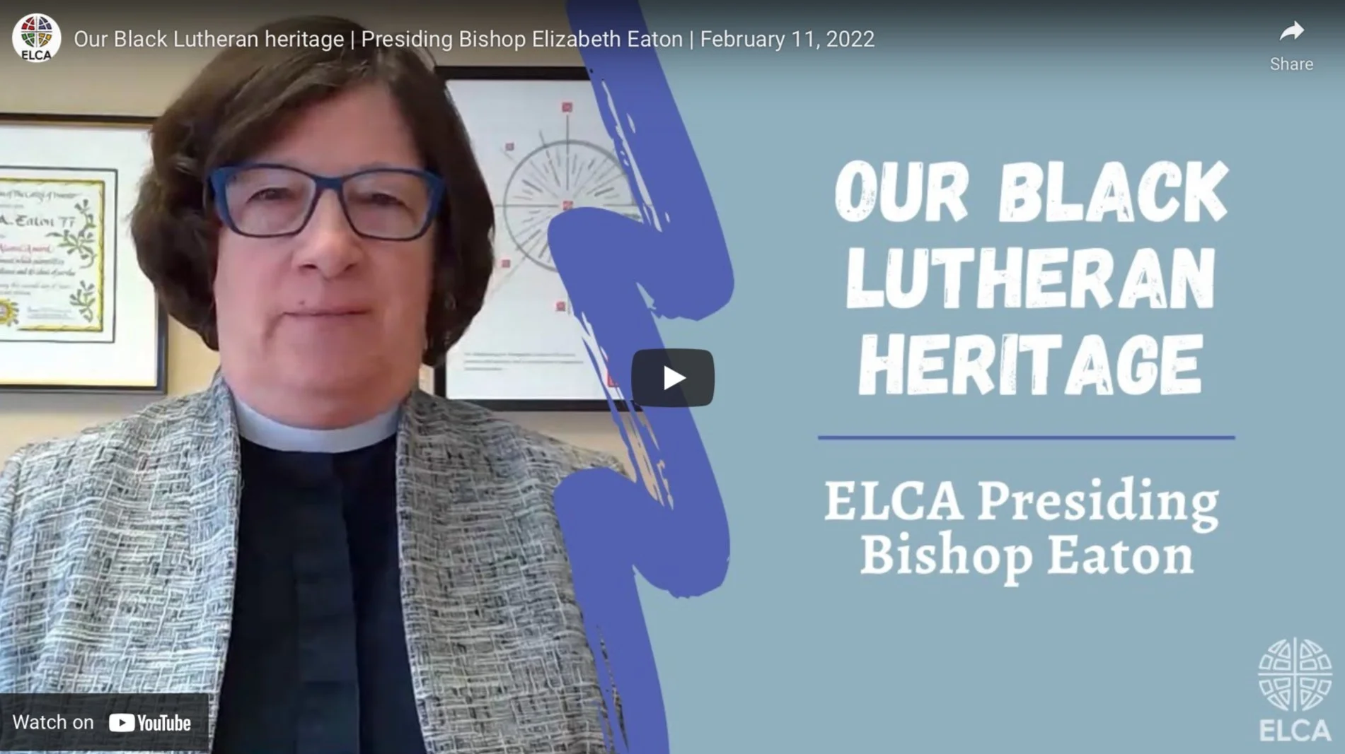 Bishop Eaton: Our Black Lutheran heritage