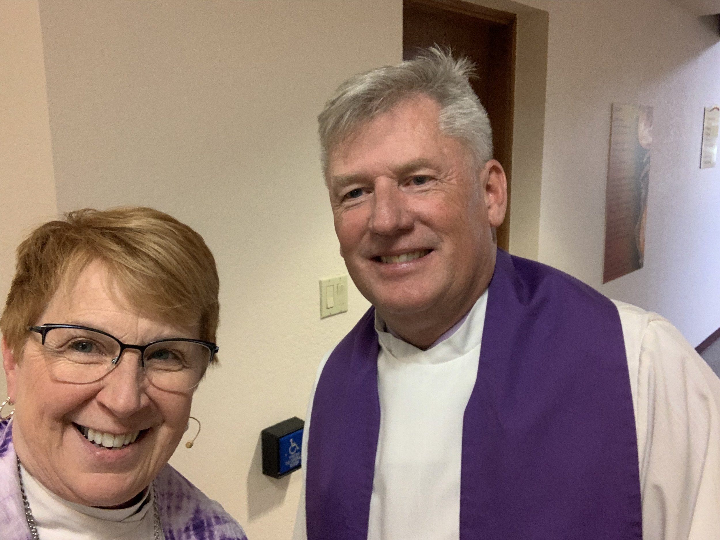  Bishop Deborah Hutterer and Rev. Michael Sager 