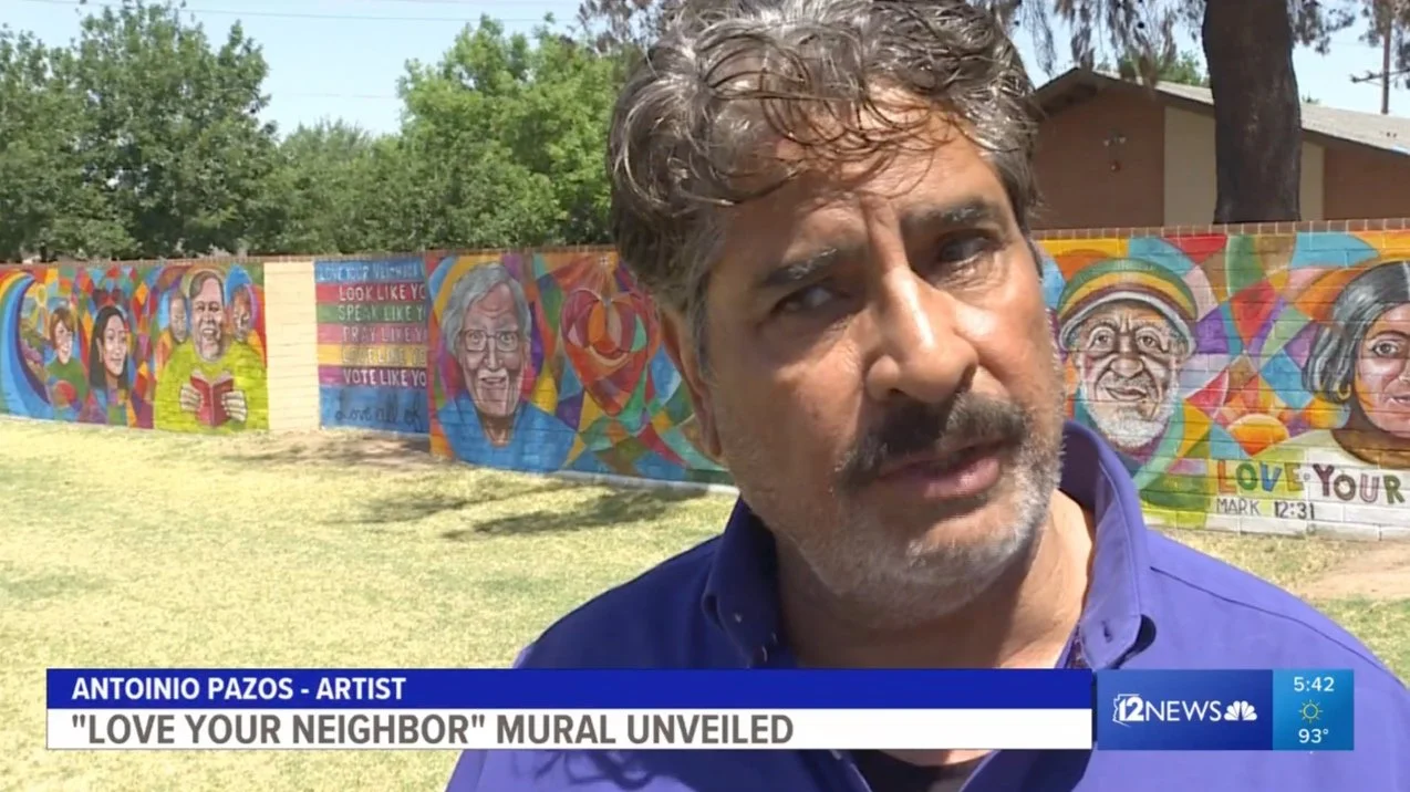 New mural at Our Saviour’s Lutheran Church in Phoenix