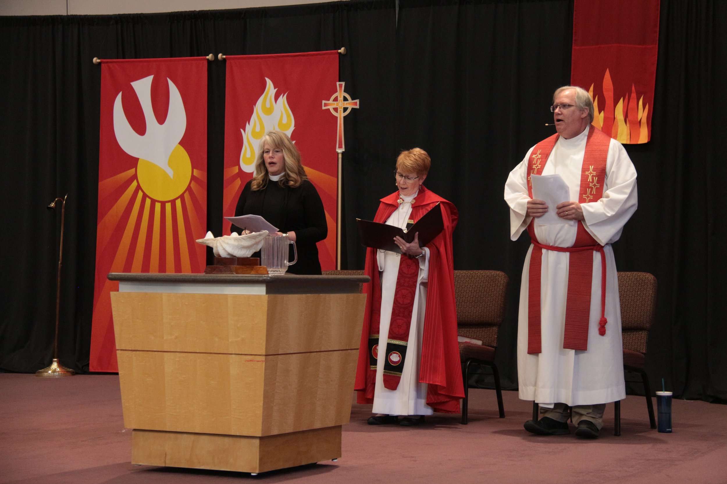  In our closing worship, Rev. Steve Crittenden was our presider, with a sermon from Rev. Dr. Louise Johnson. 