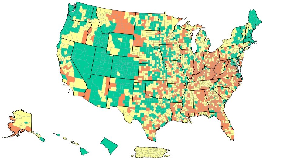 COVID-19 community levels: 9/1/2022