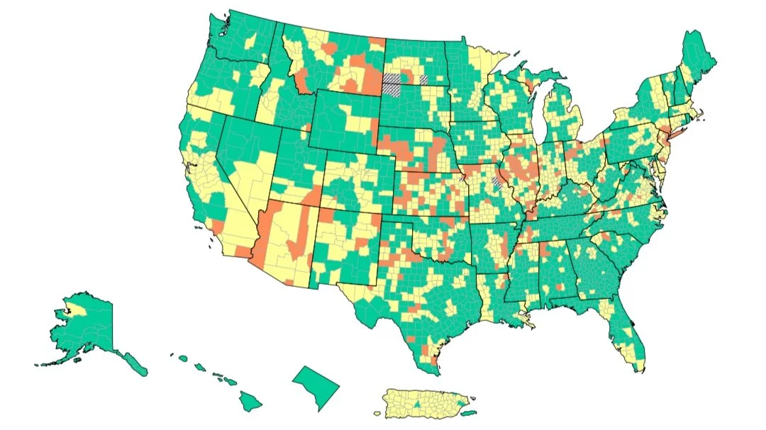 COVID-19 community levels: 12/22/2022