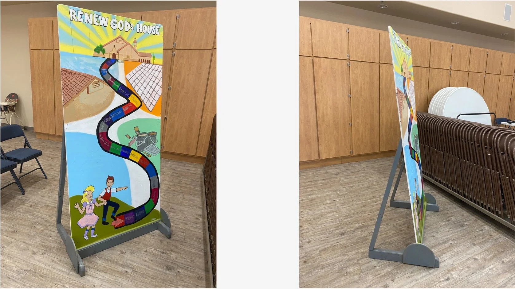 Freestanding display board available at Lord of Grace Lutheran Church