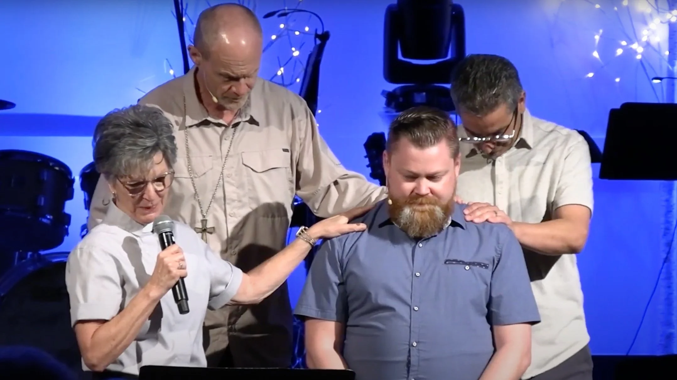 Pastor Joshua Pontius installation