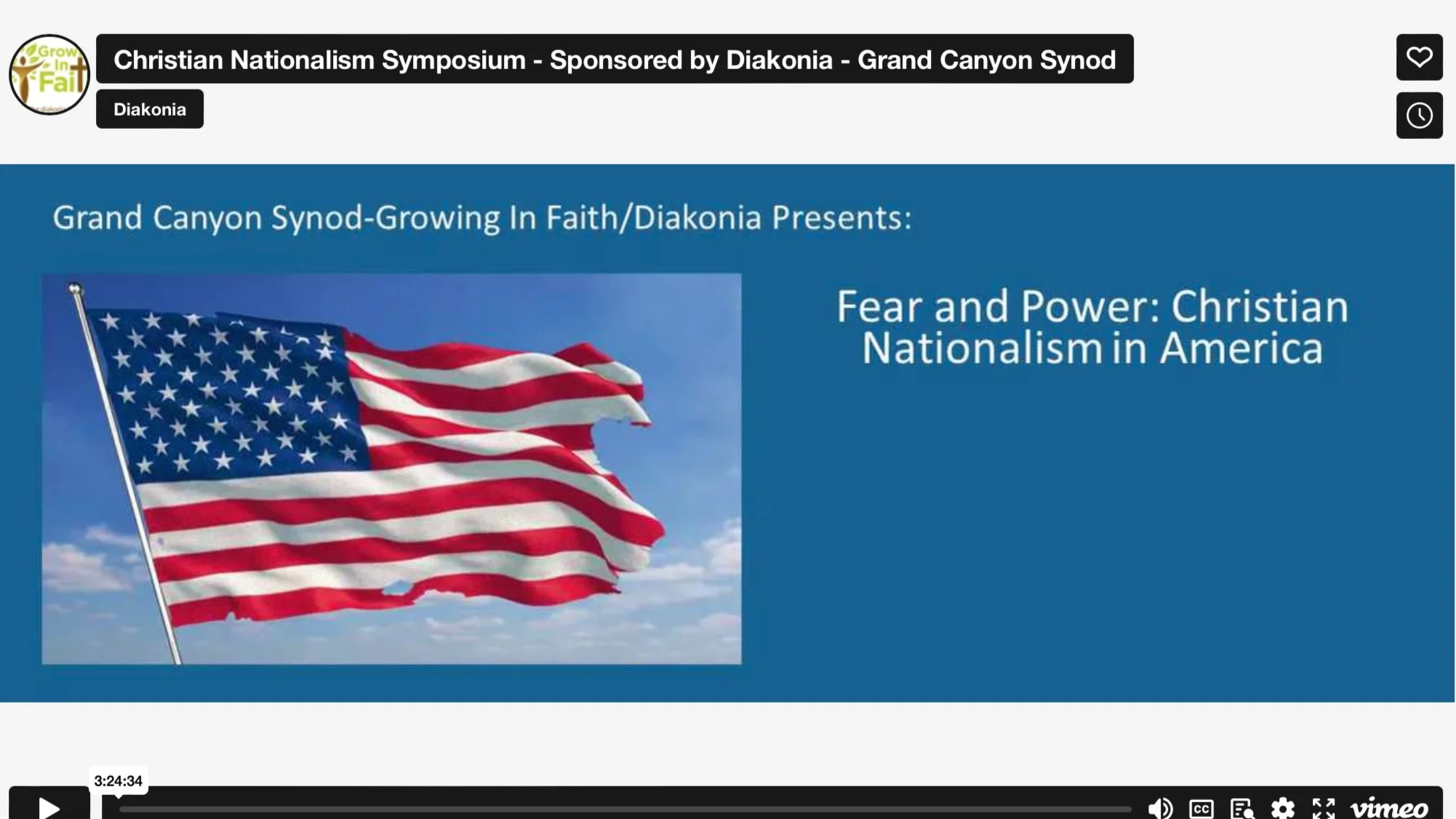 Understanding Christian Nationalism webinar available for viewing