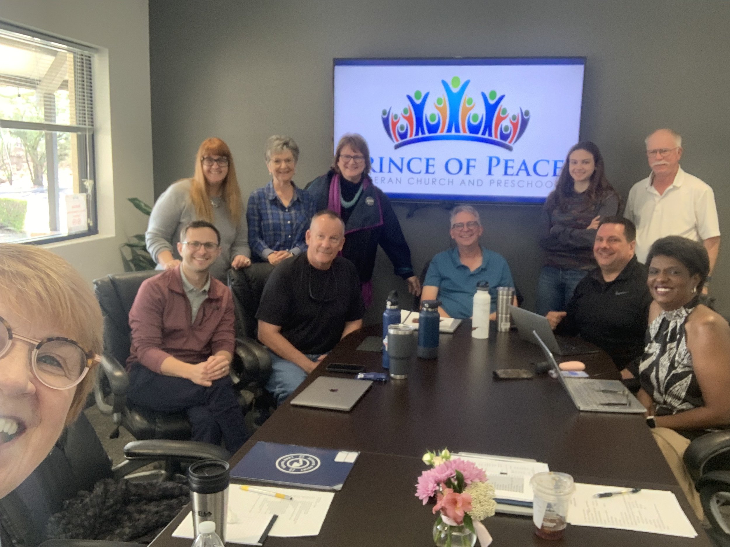 In-person staff meeting @ Prince of Peace