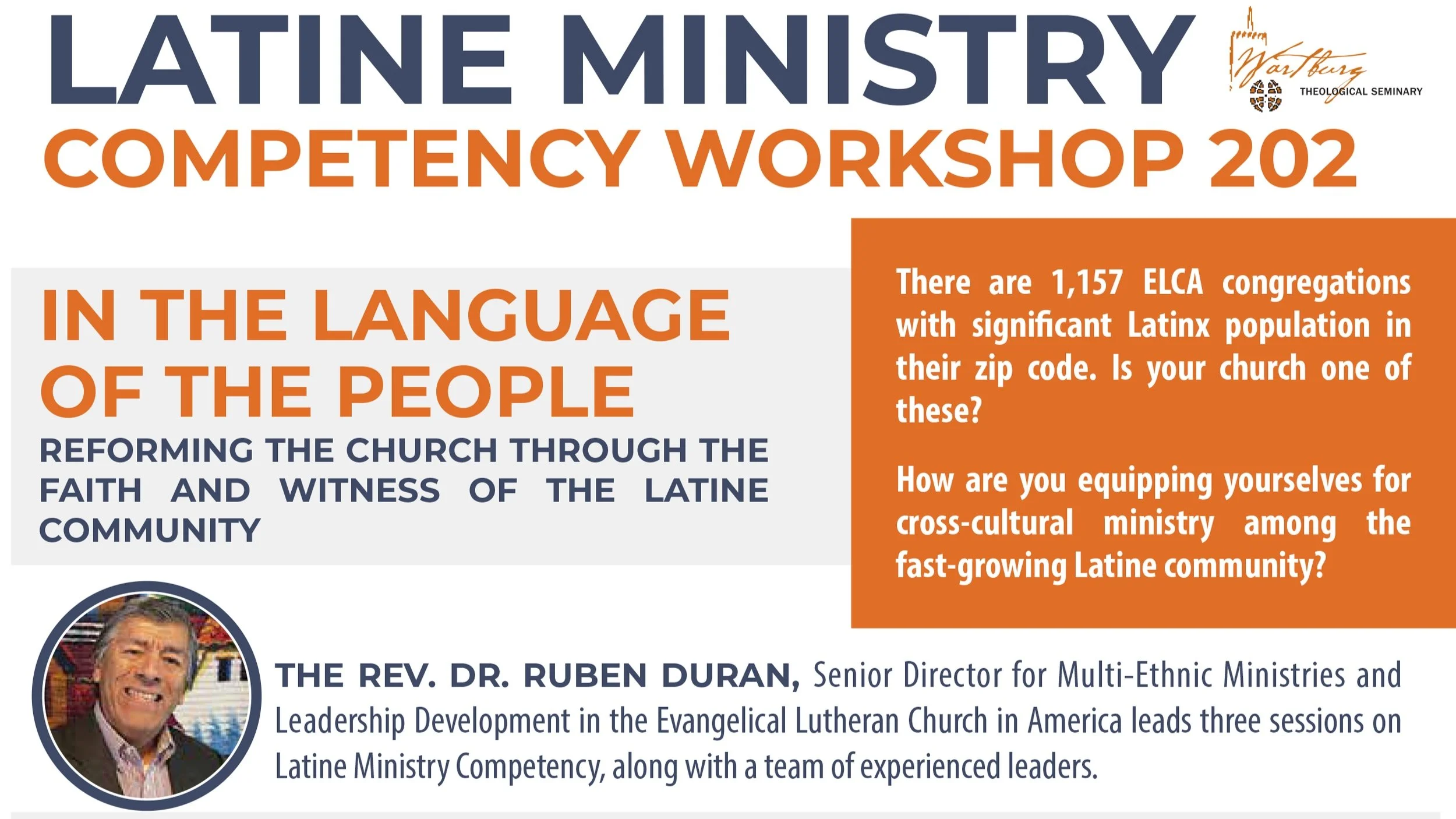 Latine Ministry Competency Workshop, December 12-14, 2024 | Taller de Competencia en el Ministerio Latino, 12-14 de diciembre de 2024