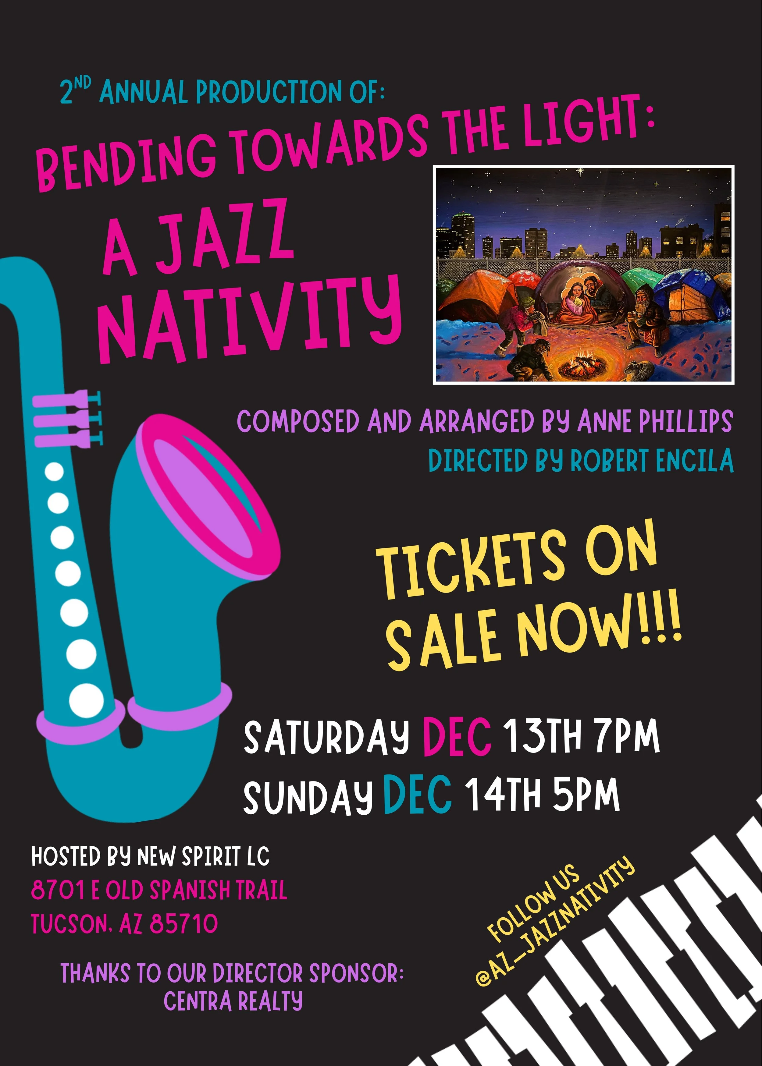 Jazz Meets the Nativity: New Spirit Lutheran in Tucson Hosts “Bending Towards the Light”