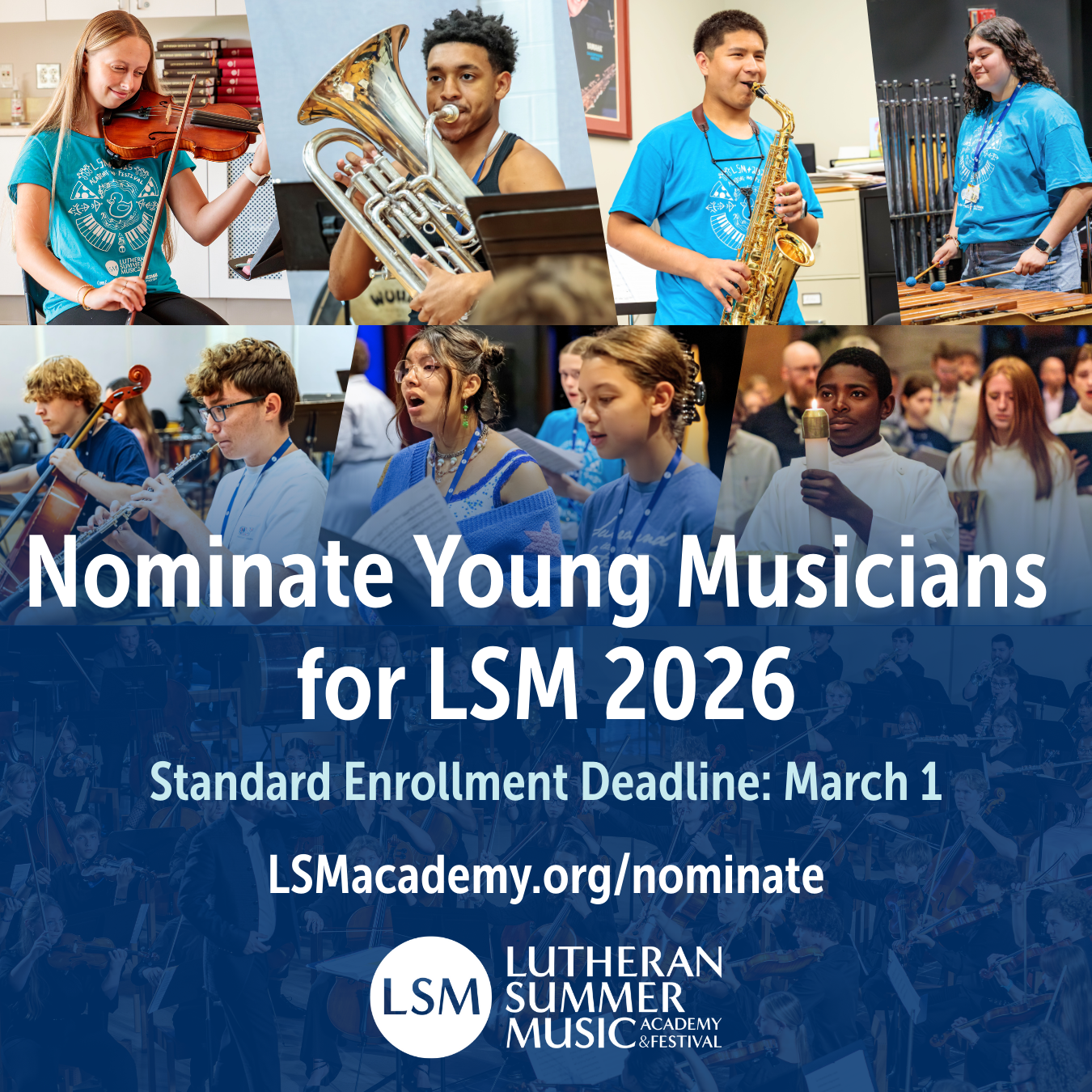 Nominate Young Musicians for Lutheran Summer Music