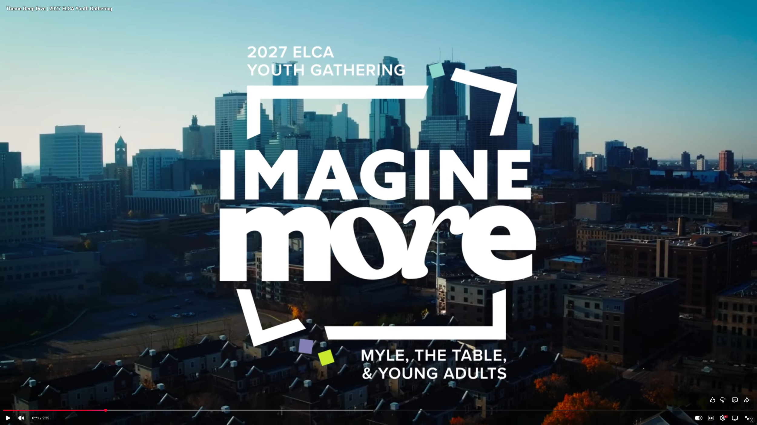 Theme Deep Dive | 2027 ELCA Youth Gathering video