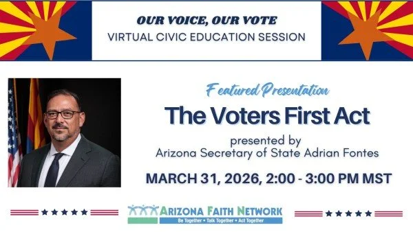 Walk, Learn, and Advocate: This Week with Arizona Faith Network