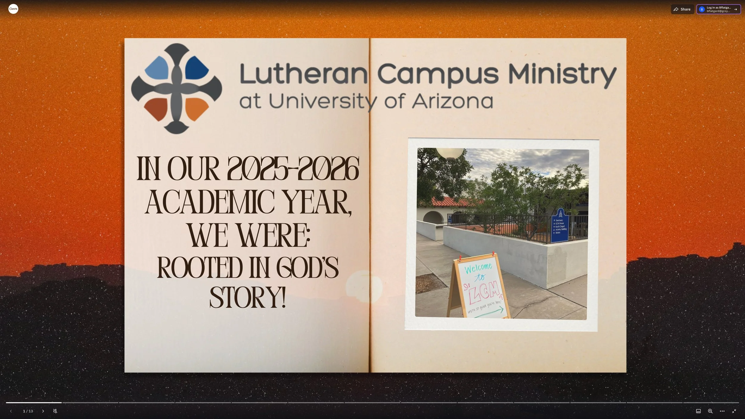 Lutheran Campus Ministry at University of Arizona 2026 Annual Report