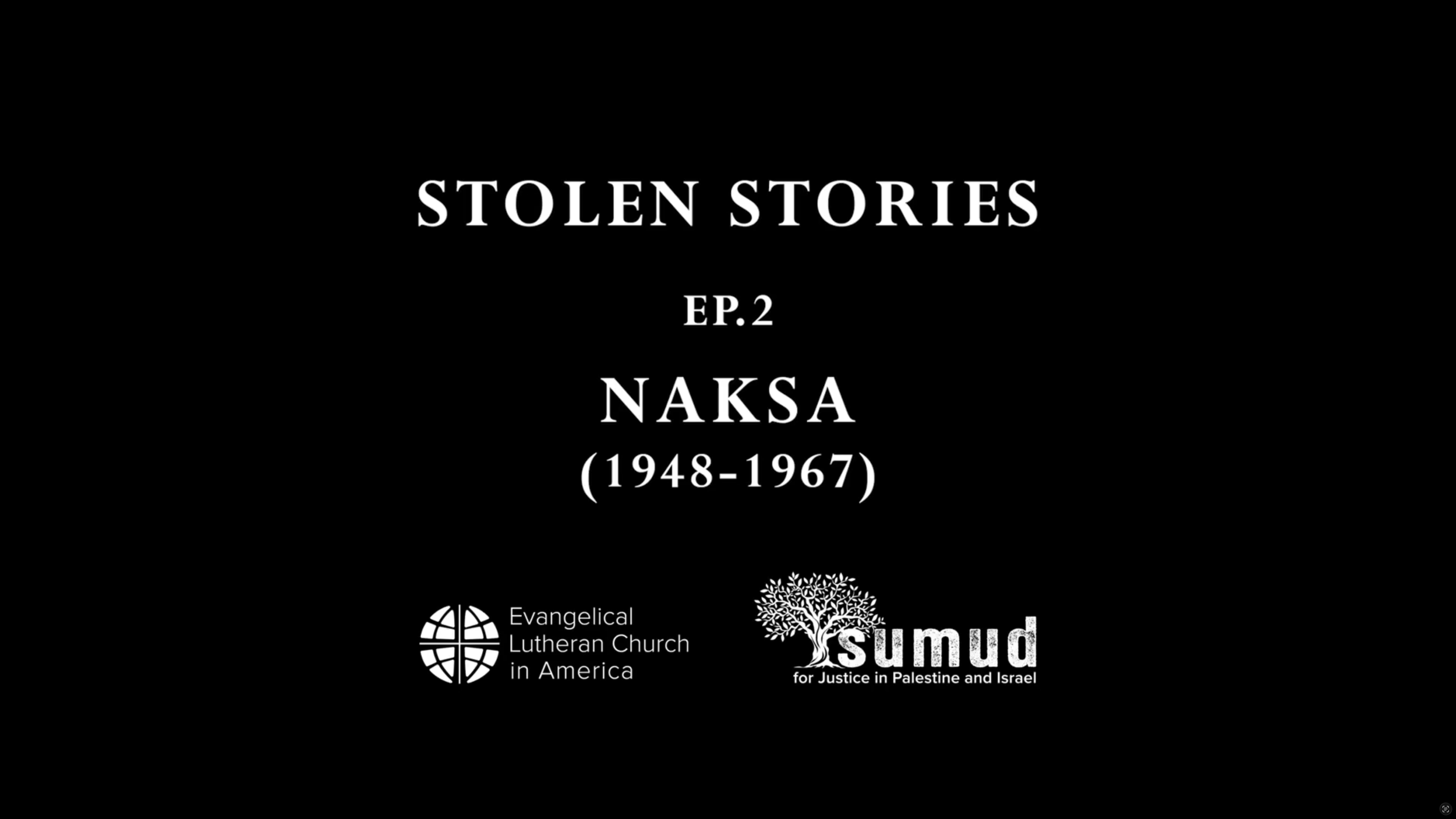 Stolen Stories: Palestinian Christians Share History in Their Own Words