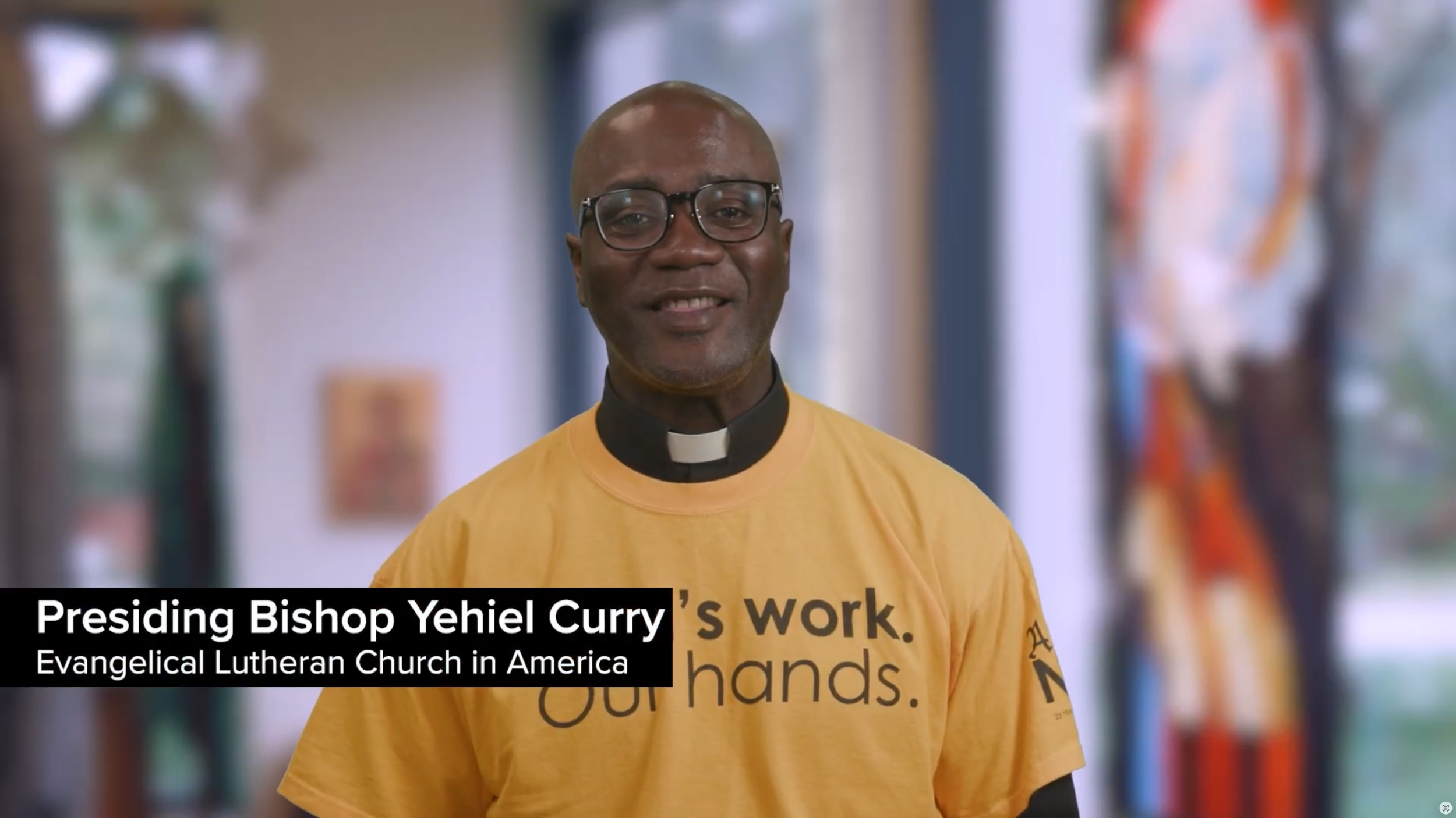 “God’s work. Our hands.” Sunday