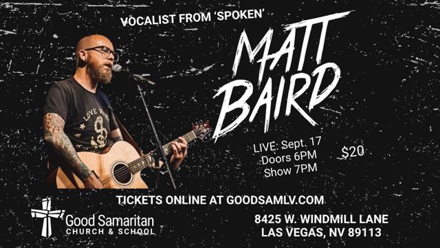 Matt Baird of Spoken Live at Good Samaritan in Las Vegas Sept. 17