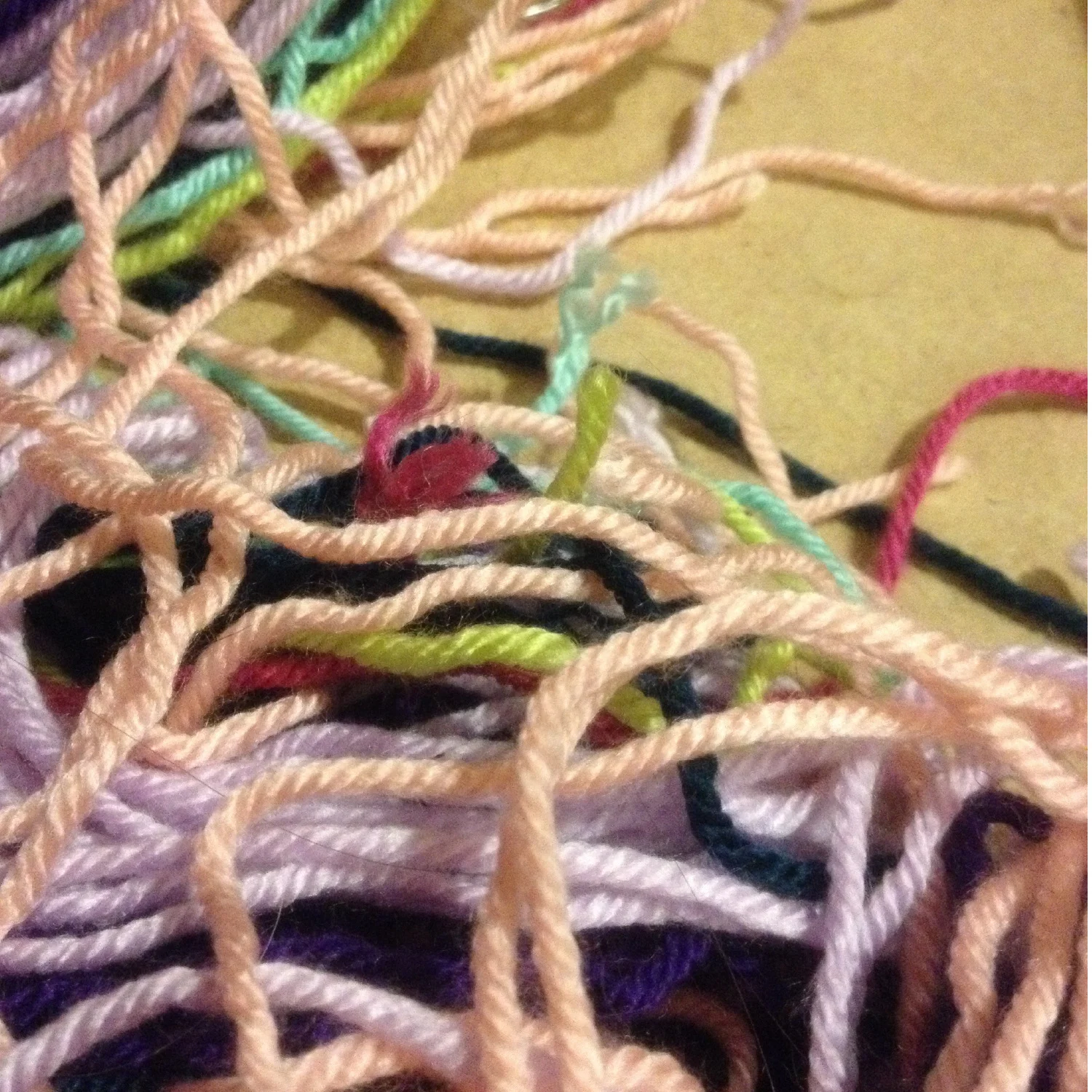 Textile work in progress, September 2017