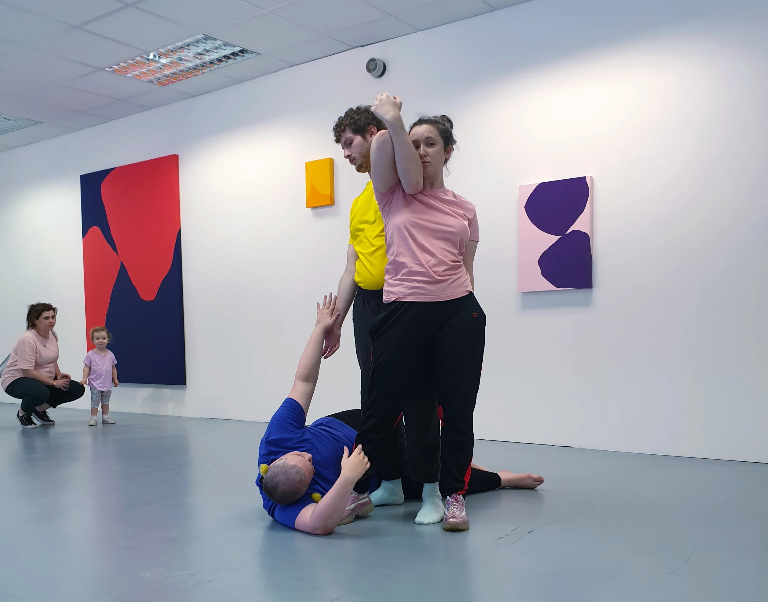 Untitled Performance for ‘Somewhere In Between’ Vane, Newcastle, 17.07.19 Performers: Ciara Lenihan, Rhys Patterson, Sarah Grundy Li, John Perangie, Lady Kitt