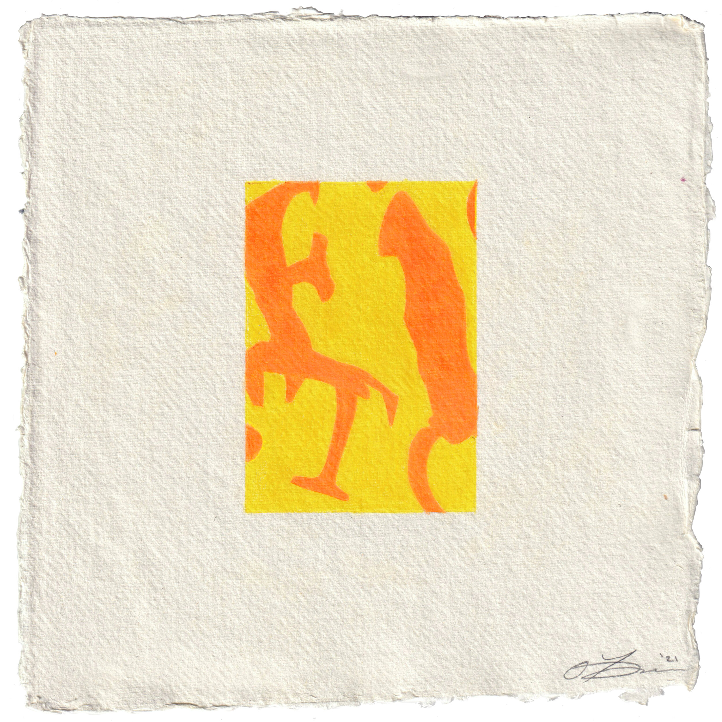 Untitled (Orange & Yellow)